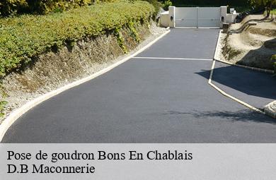 Pose de goudron