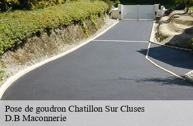 Pose de goudron