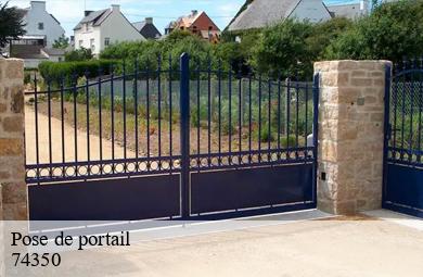 Pose de portail