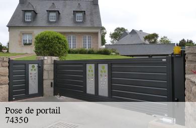 Pose de portail