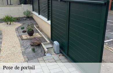Pose de portail