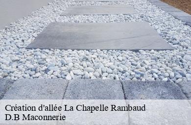 Création d'allée la-chapelle-rambaud-74800 D.B Maconnerie
