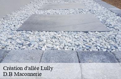 Création d'allée lully-74890 D.B Maconnerie