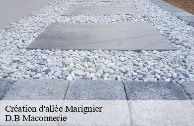 Création d'allée marignier-74970 D.B Maconnerie