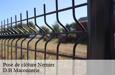 Pose de clôture nernier-74140 D.B Maconnerie