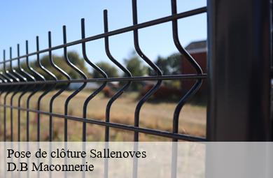 Pose de clôture sallenoves-74270 D.B Maconnerie