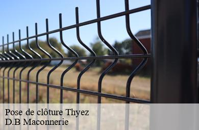 Pose de clôture thyez-74300 D.B Maconnerie